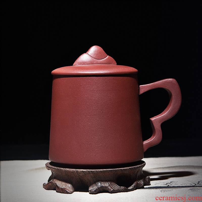 Ceramic yixing purple sand cup with cover story make tea cup pure hand kung fu tea set with Ceramic glass office
