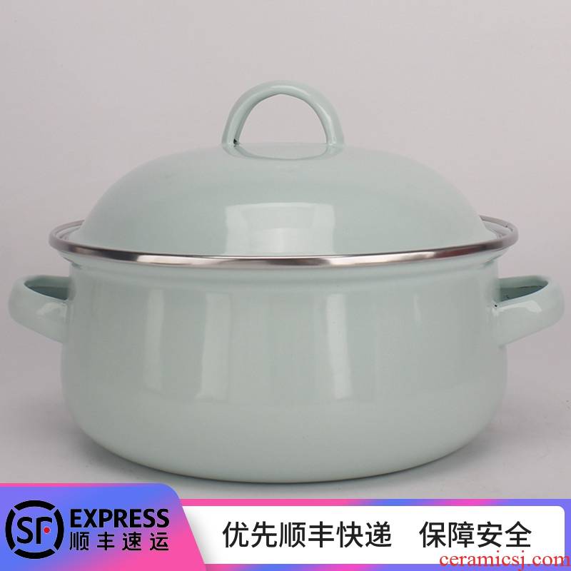 Purple lavender marca dragon green enamel otic vesicle rainbow such as bowl soup pot cooking pot
