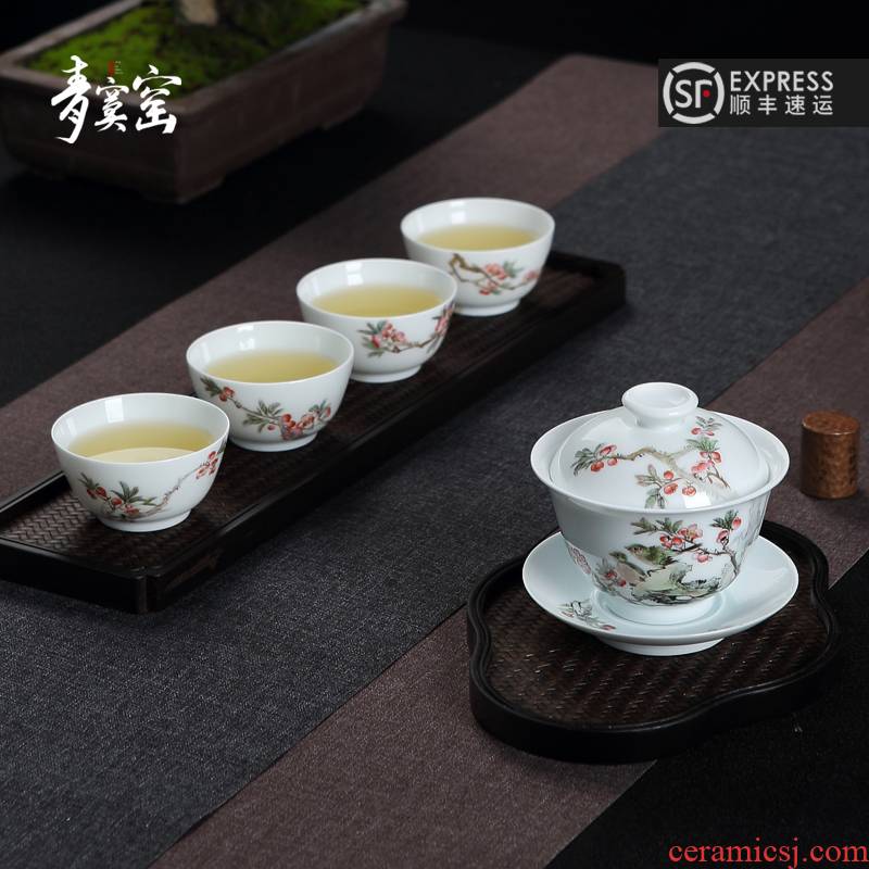 Up with jingdezhen tea cups pastel blue was hand - made ceramic kung fu tea set tureen noggin masters cup