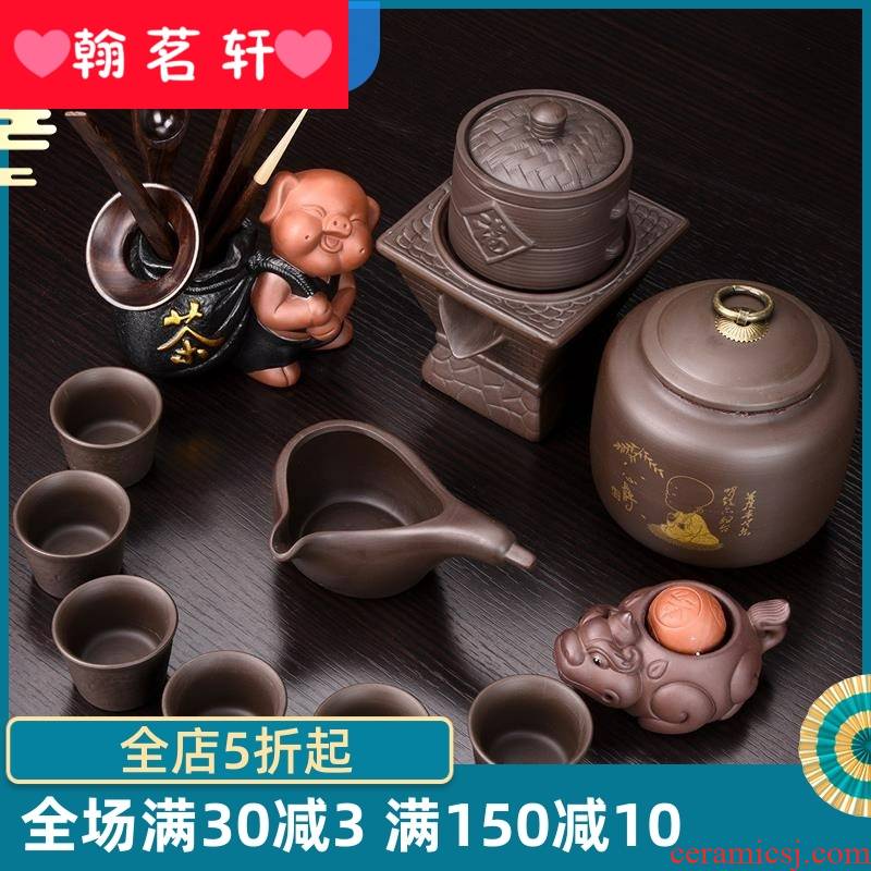 Tea sets automatic the variable kung fu Tea Tea set fit household ceramics semi automatic lazy people make Tea ware