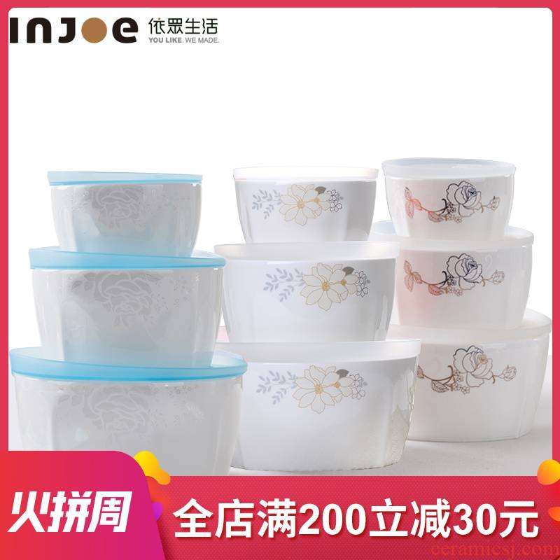 "According to the ipads China preservation bowl square mercifully rainbow such as bowl with cover lunch box microwave sealed preservation box lunch box