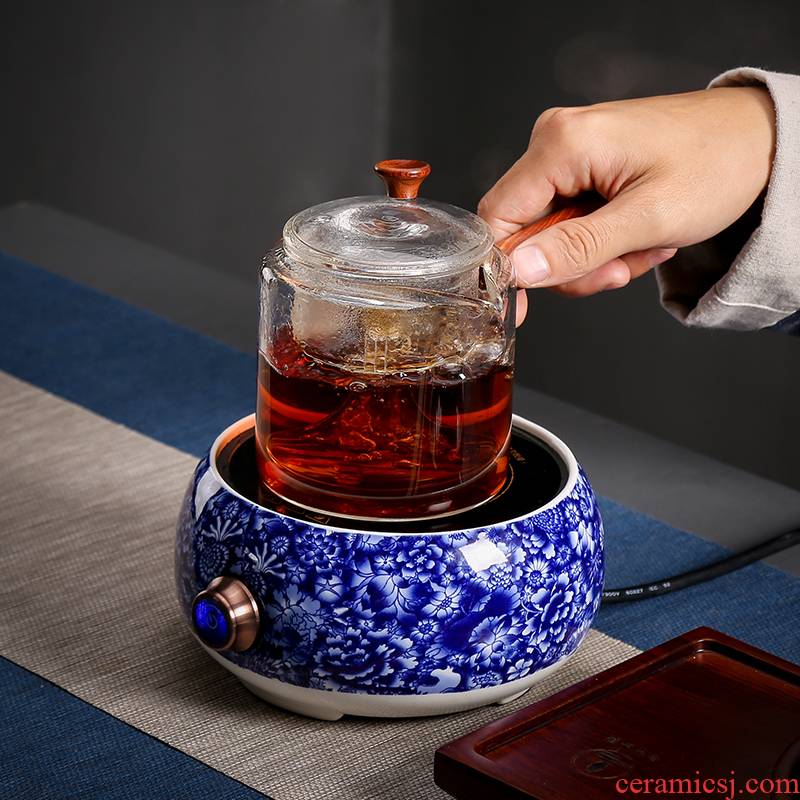 Small mini electric TaoLu boiling pot of white tea, black tea tea tea tea stove suit thickening glass furnace automatic specials