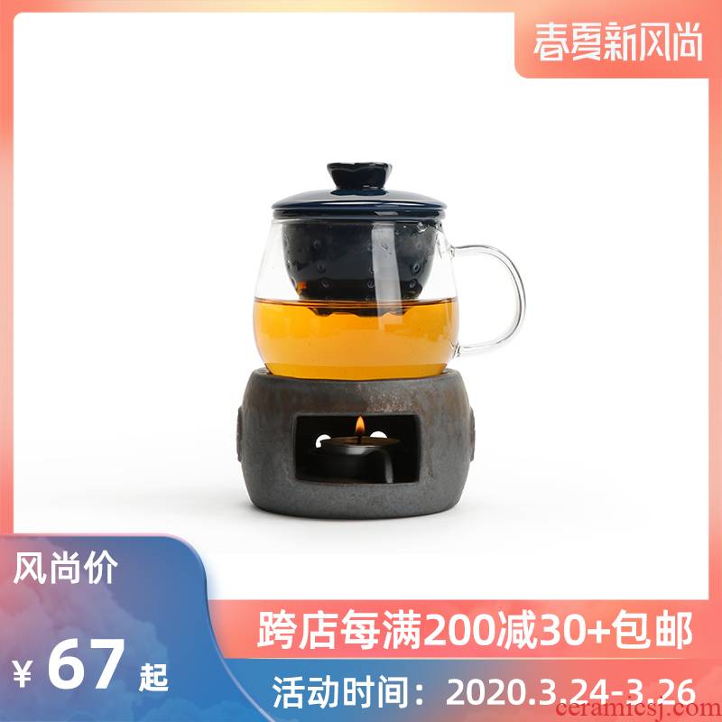 Mr Nan shan gold tea stove small ceramic temperature tea, scented tea insulation heating household candles tea stove