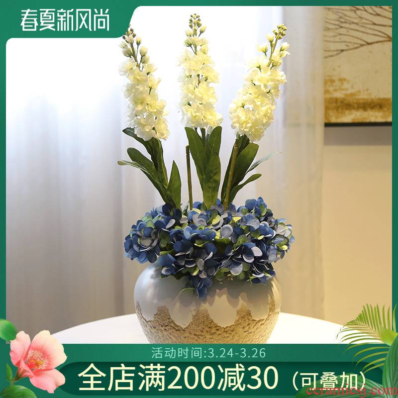 Creative jingdezhen ceramic vase furnishing articles of the sitting room TV ark, wine arranging flowers, flower implement home outfit decoration
