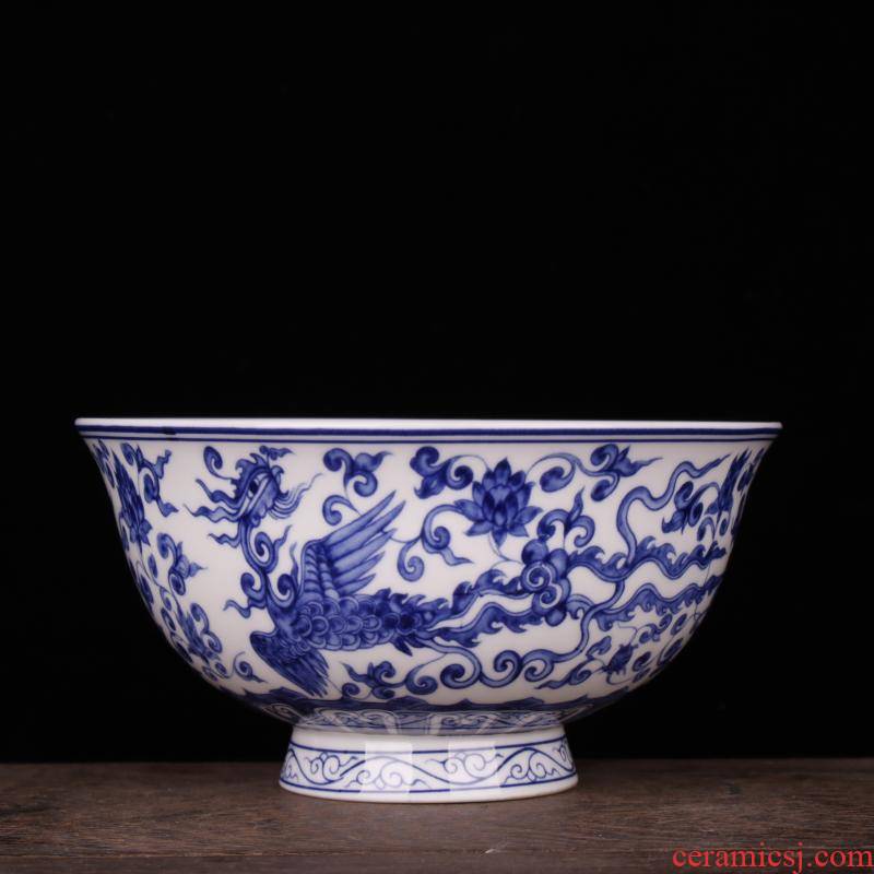 Jingdezhen porcelain in extremely good fortune always imitation qianlong porcelain Chinese style classical soft adornment art bowls furnishing articles