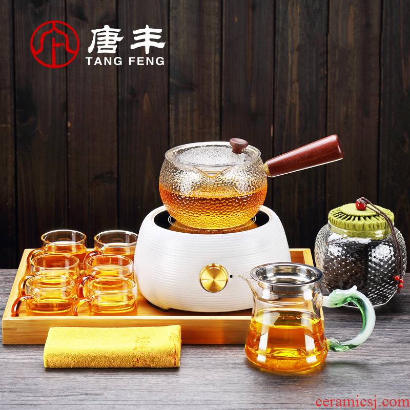 Tang Feng side pot teapot boiling heating electric TaoLu the teapot tea stove kung fu tea glass tea set