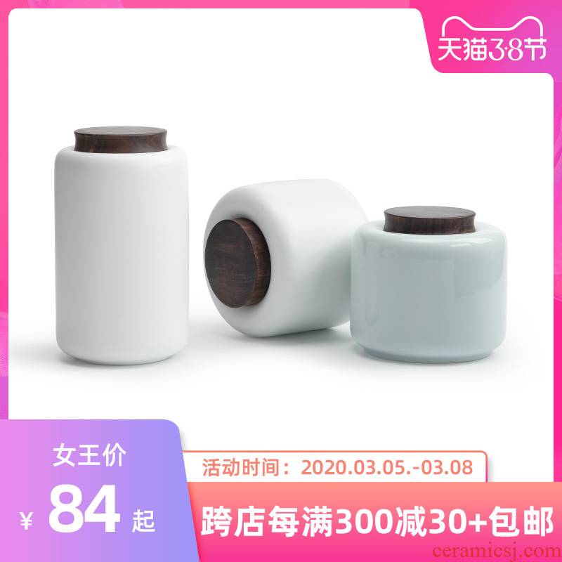 The light of Mr Nan shan four seasons tea pot seal pot ceramic tea POTS small household moistureproof tea warehouse