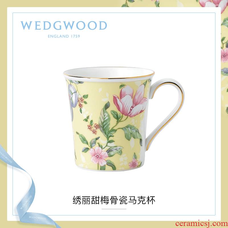 WEDGWOOD waterford WEDGWOOD embroider beautiful sweet mei ipads China mugs Nordic coffee cup cup household glass cup
