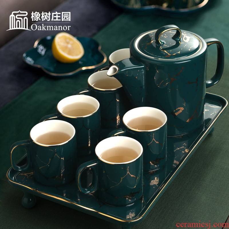 The Nordic idea of high - grade ceramic cup coffee in The afternoon tea set small key-2 luxury American - style coffee cup with pallets