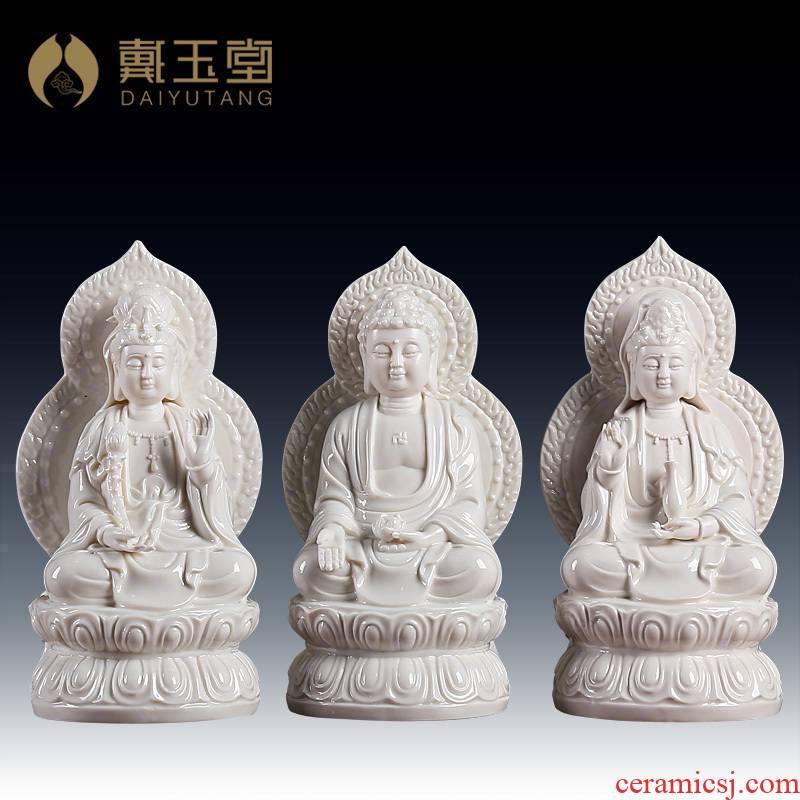 Yutang dai ceramic avalokitesvara amitabha trend to three st/7 inch screen west D21-7 d