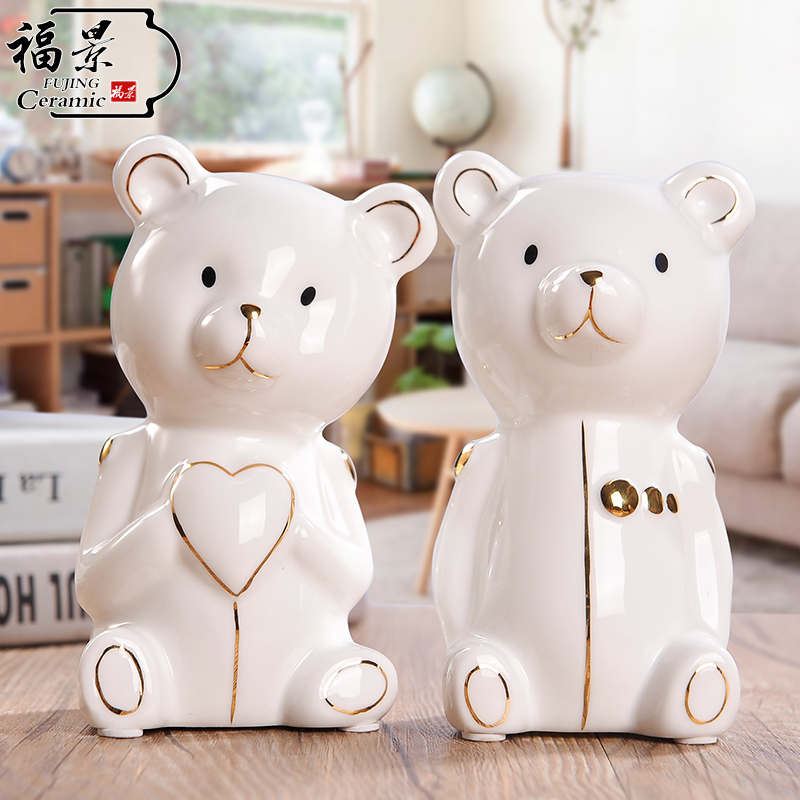 The scene of household ceramics furnishing articles sitting room adornment ornament adornment ark, The friend craft gifts wedding gift