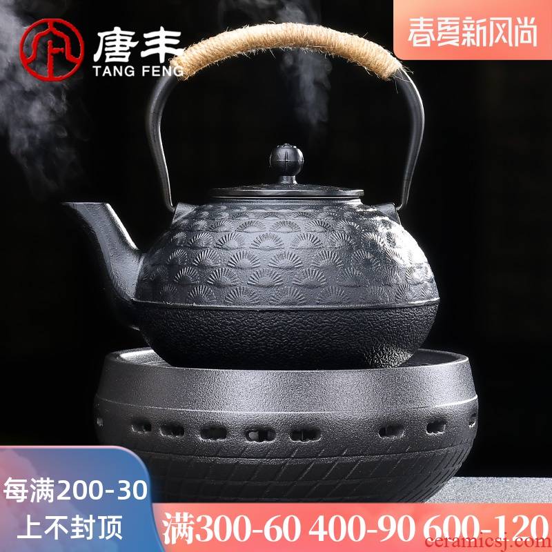 Tang Feng electric TaoLu iron pot of tea stove cast iron tea kettle boiling tea machine manual teapot ancient cooking kettle