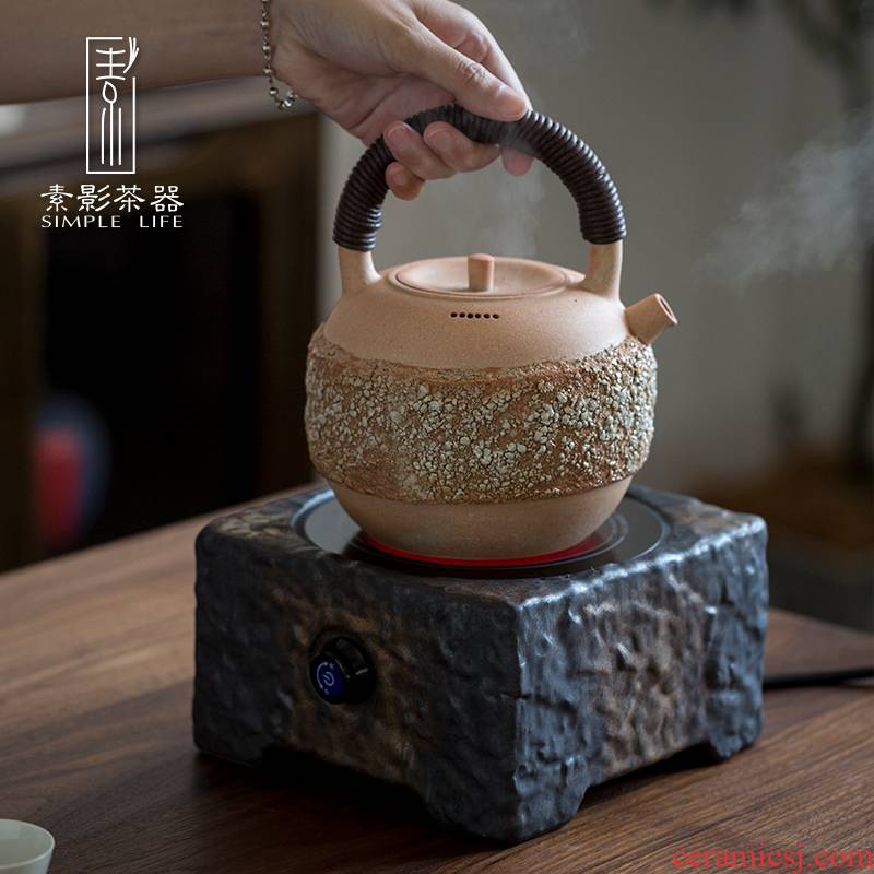 Plain film electric TaoLu tea stove household small tea kettle boiled tea light waves furnace, stone fun mini induction cooker