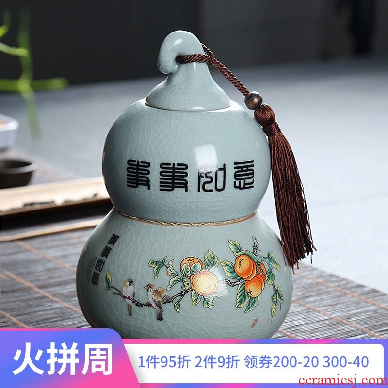 Are young cypress pick your up ceramics slicing bucket of pu 'er tea caddy fixings seal storage tank fittings of kung fu tea set