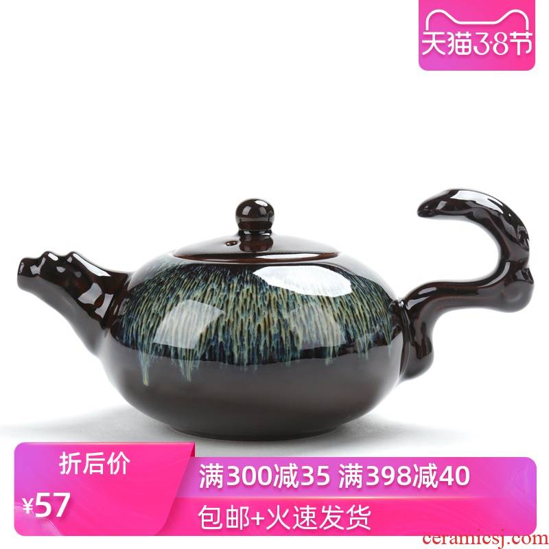 Poly real sheng up built red glaze, the tea set suits for the Chinese large capacity kung fu tea set ceramic lid bowl masterpieces
