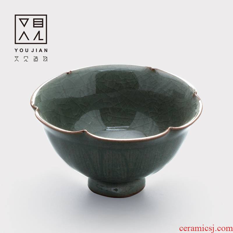 Individual small ceramic bowl and creation of tea sets tea cup sample tea cup elder brother up market metrix who single CPU kung fu tea cups