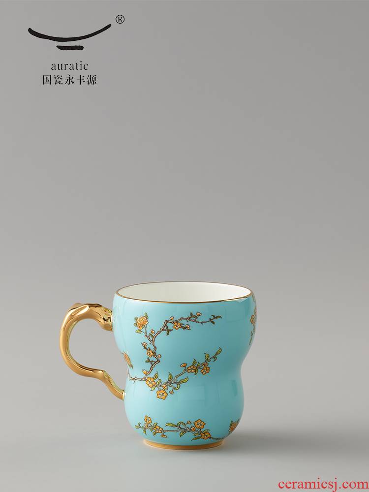 The porcelain Mrs Yongfeng source 280 ml keller porcelain cup Chinese wind lovers ceramic keller cup move
