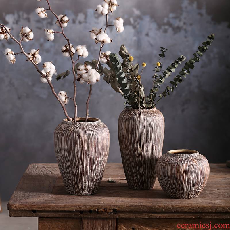 Jingdezhen ceramic vase furnishing articles sitting room flower arranging all over the sky star, Nordic small pure and fresh and dried flowers hydroponics ins style