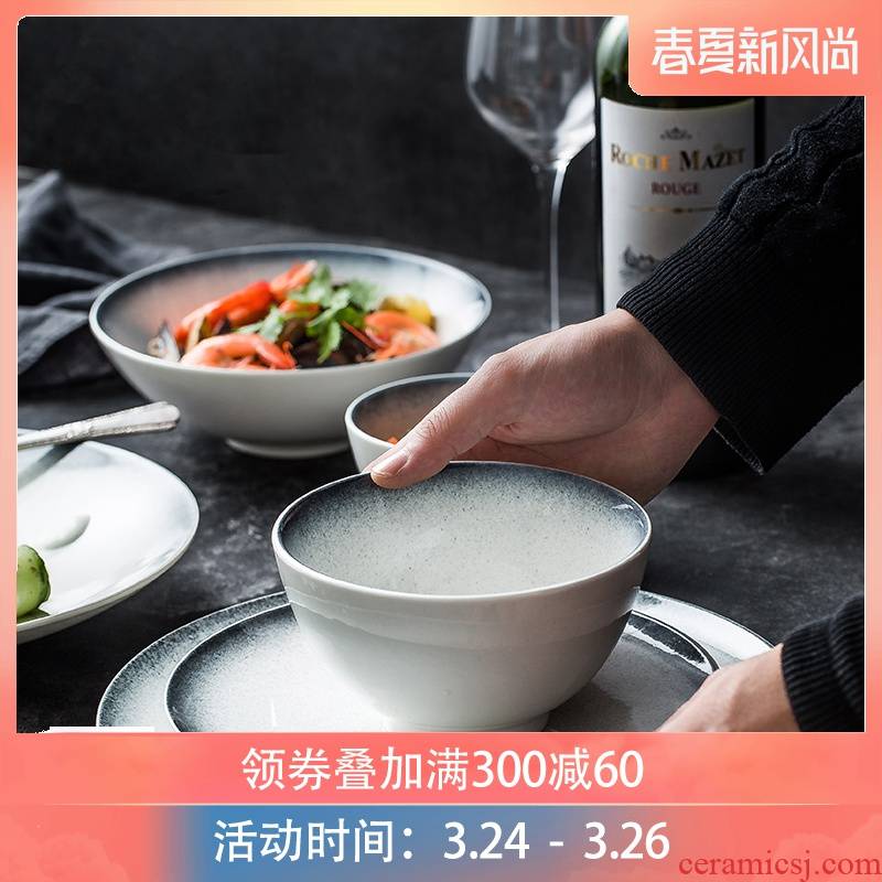 Brand preferential Japanese dishes western - style food tableware plate deep dish creative household ceramic dish dish dish dish suits for