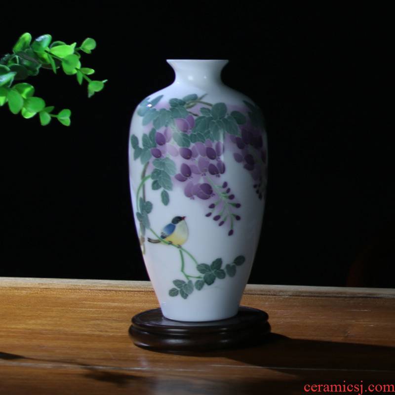 Porcelain good hui liling Porcelain vase under the glaze color small bookcase wine cabinet mesa sitting room porch home furnishing articles
