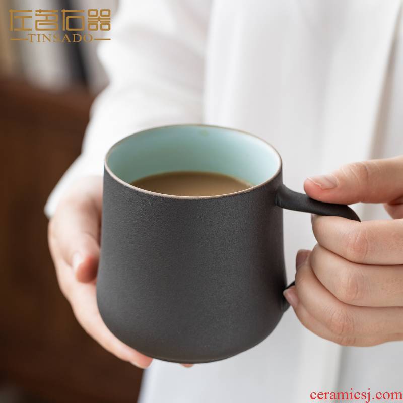 Mark cup creative move trend of Japanese literary ins ceramic cup coffee cup tea cup contracted wind restoring ancient ways
