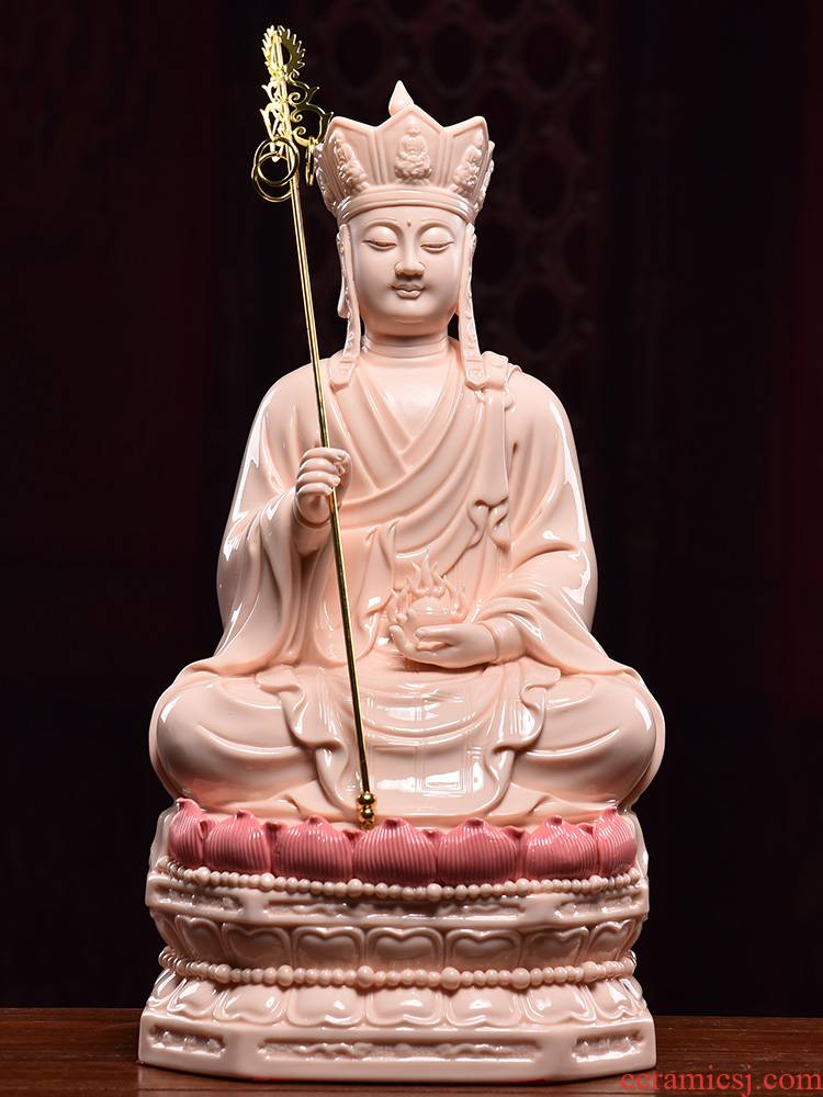 Yutang dai ceramic like like ksitigarbha bodhisattva earth treasure of Buddha enshrined that occupy the home furnishing articles of Chinese style living room decorative arts and crafts