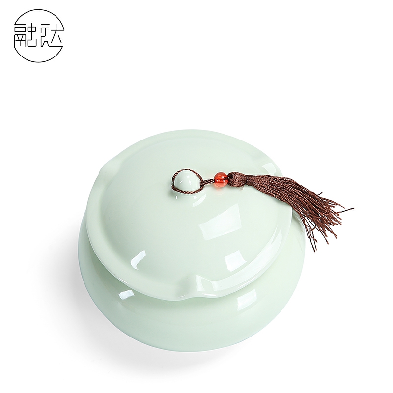 Ceramic tea pot empty as cans half jins box with common black tea, green tea, tea packaging can customize LOGO