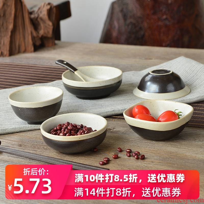 Any job ceramic porringer household rainbow such to use individual MoBai Japanese - style tableware small bowl bowl bowls to eat bread and butter