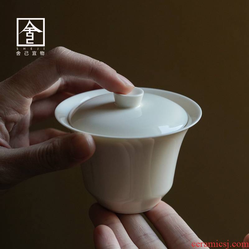 The Self - "appropriate content of jingdezhen manual ultra - thin tureen single bowl tea sets tea bowl of kung fu tea cups