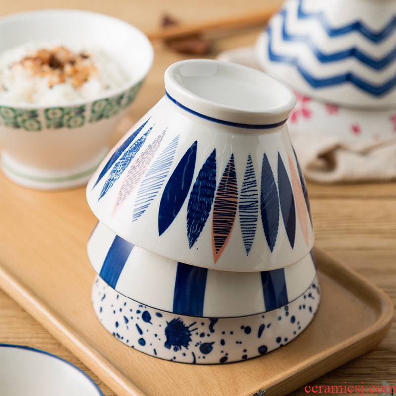 Job home IM glaze color Japanese - style tableware under a single ceramic bowl, lovely 4.9 inches tall dessert bowl intention