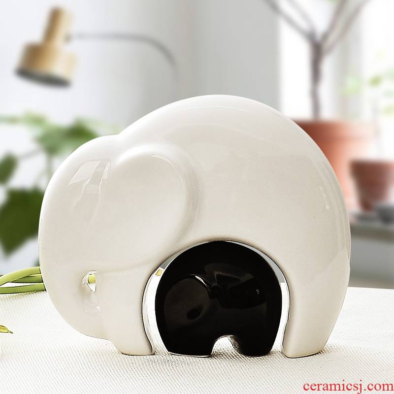 Jingdezhen modern ceramic art gift family parent - child creative furnishing articles and TV ark, study the as ornament