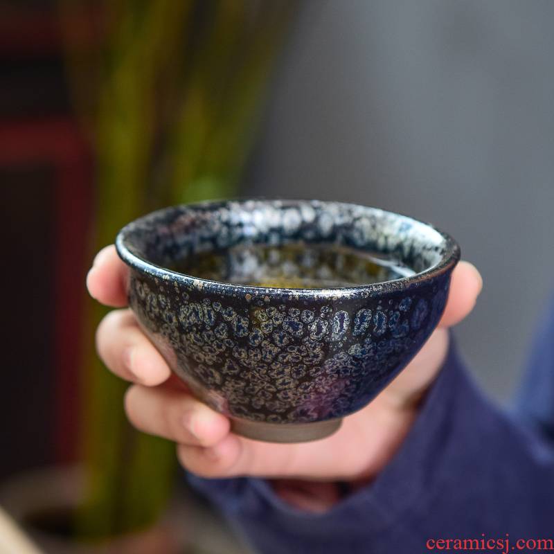 A good laugh to build one eye cup tea oil droplets partridge spot temmoku, ceramic tea set master single cup A cup of tea