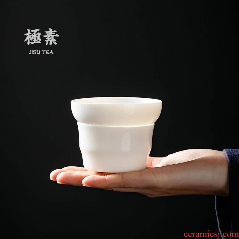 Pole element | landscape between the white porcelain) tea tea set of the filter household fittings of kung fu tea tea strainer