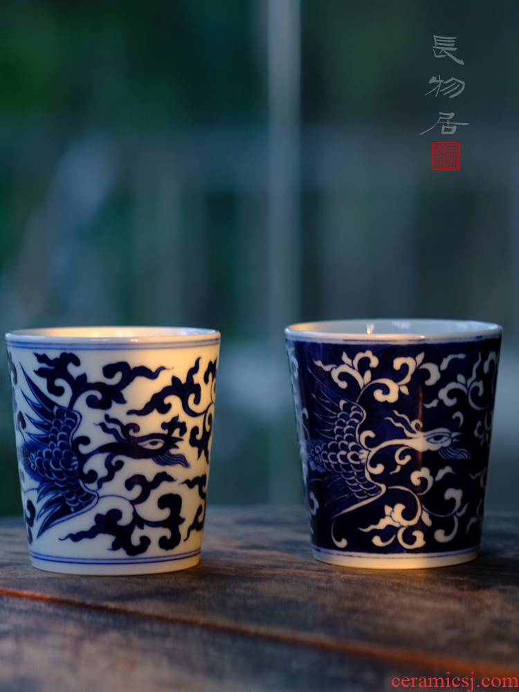 Offered home - cooked view taste cup hand - made porcelain grain porcelain cups in jingdezhen ceramic tea cup by hand