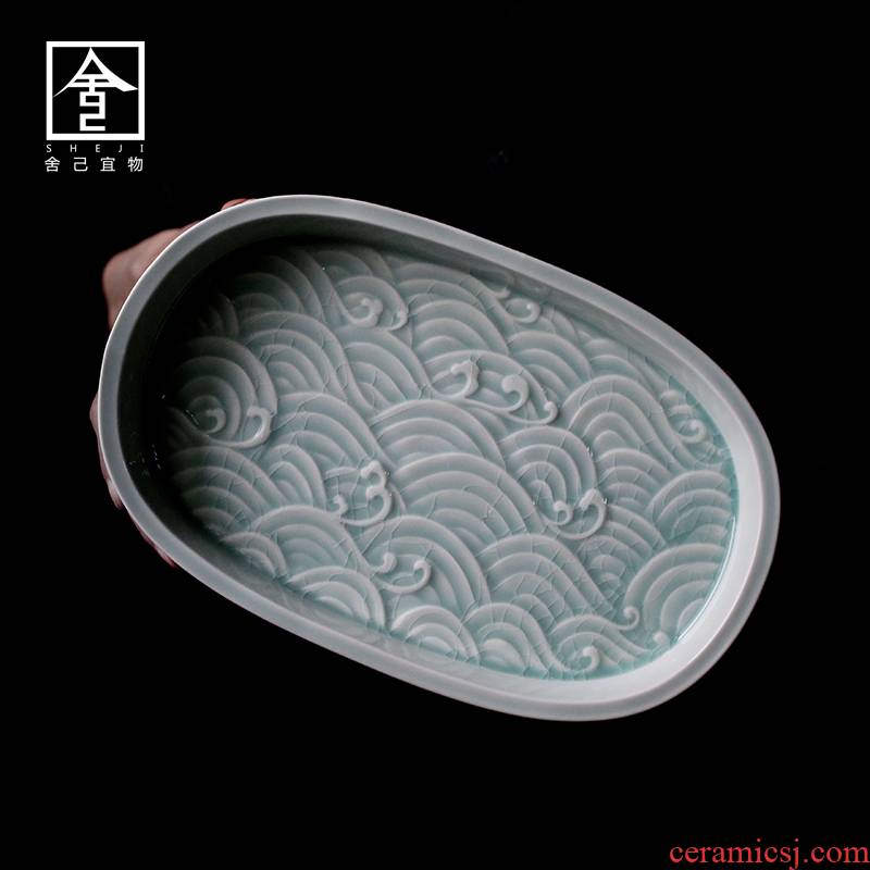 The Self - "appropriate content of jingdezhen Japanese household dry little tea small dry tea tea set tea tray