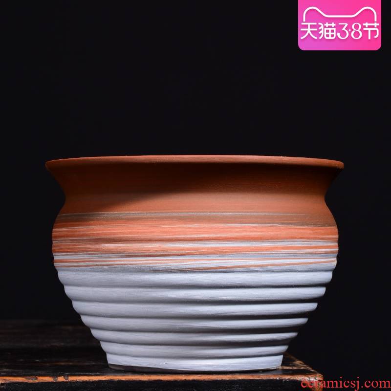 New Chinese style brilliantly coloured purple sand flowerpot more meat ceramic contracted household meat meat plant POTS, green plant, small potted creative
