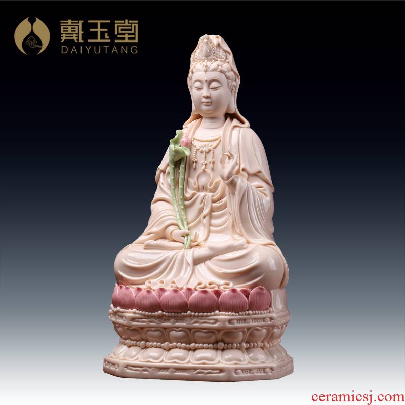 Yutang dai home to ceramic Buddha trend to life is a horse this Buddha bodhisattva momentum to Buddha jade white porcelain