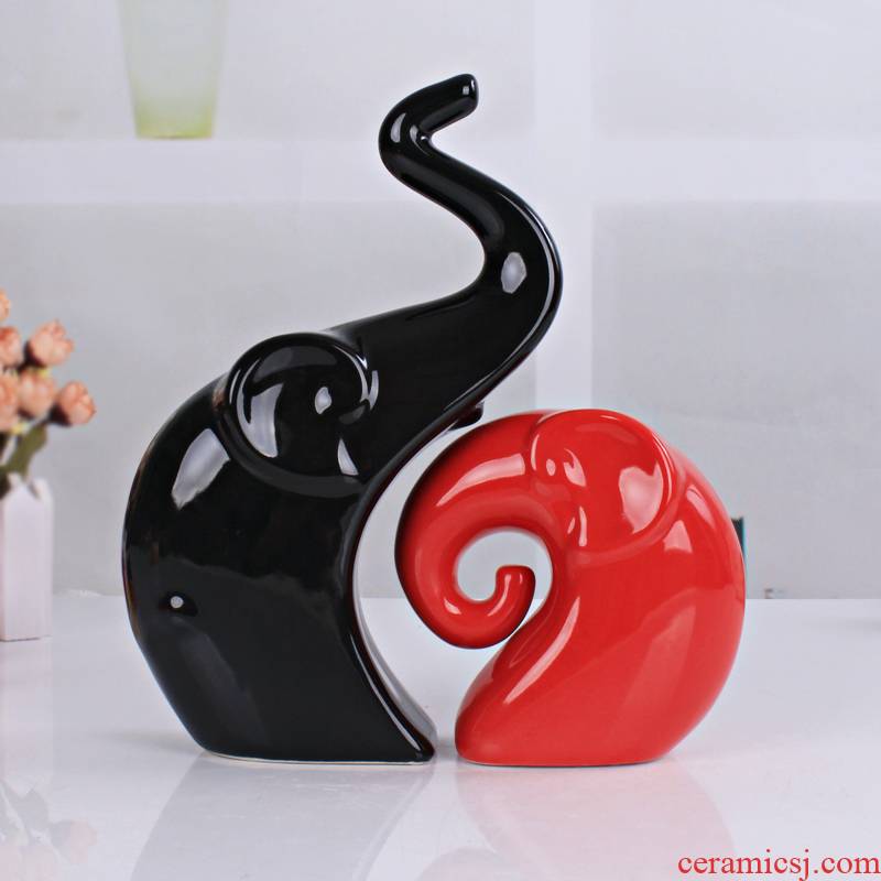 Couples like contracted fashion modern household adornment art ceramic office furnishing articles sitting room decoration gifts