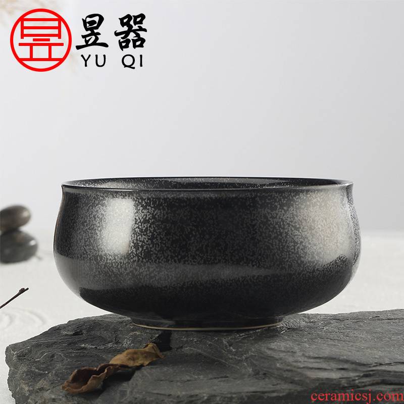 Yu is checking ceramic tea wash dish wash to large household up cup water jar kung fu tea accessories
