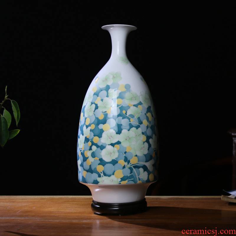 Under the liling glaze porcelain good remit colorful ceramics ceramic vase household decorates sitting room place hand draw the star of the sea