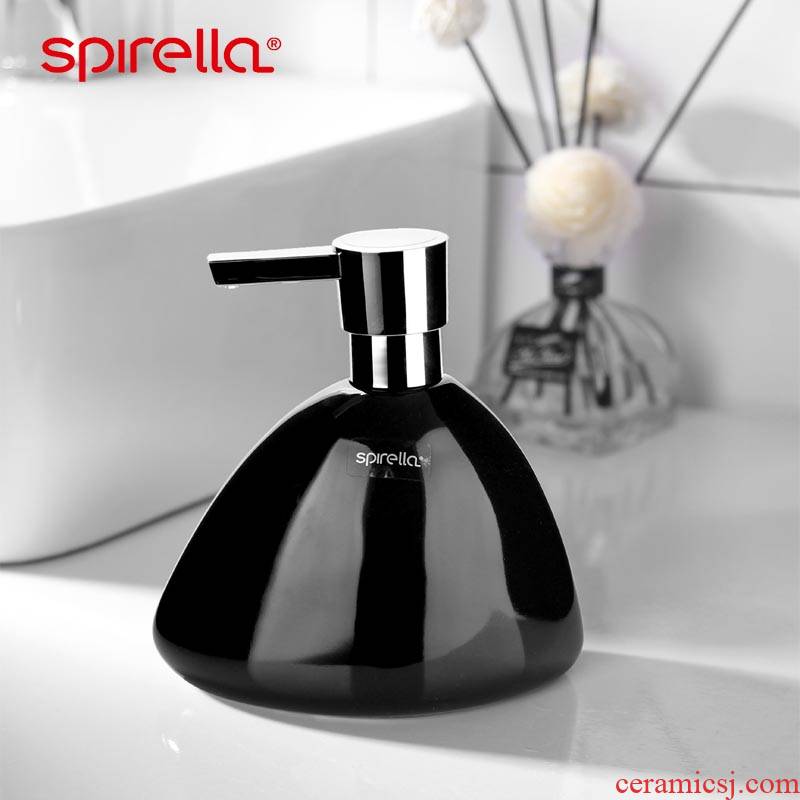 SPIRELLA/silk pury ceramic hand sanitizer bottle European - style originality emulsion bottle bathroom toilet soap