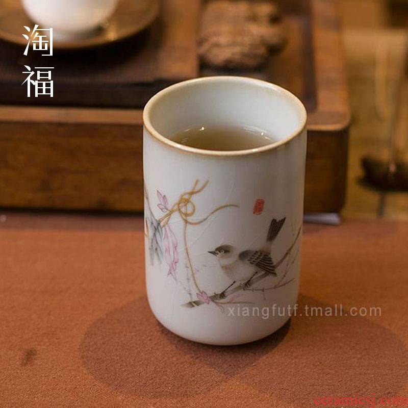 Jingdezhen tea set your up ceramic cups single master cup sample tea cup single household porcelain kunfu tea cup