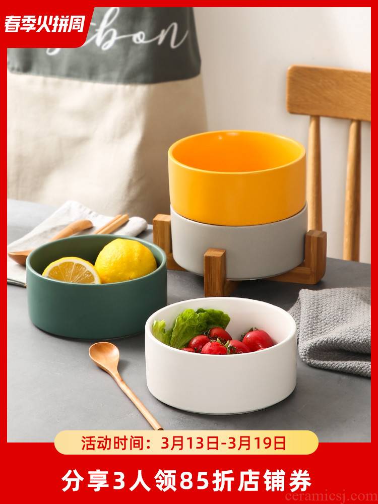 The Nordic ceramic creative fruit salad bowl home of I sitting room tea table fruit basin move fashion compote