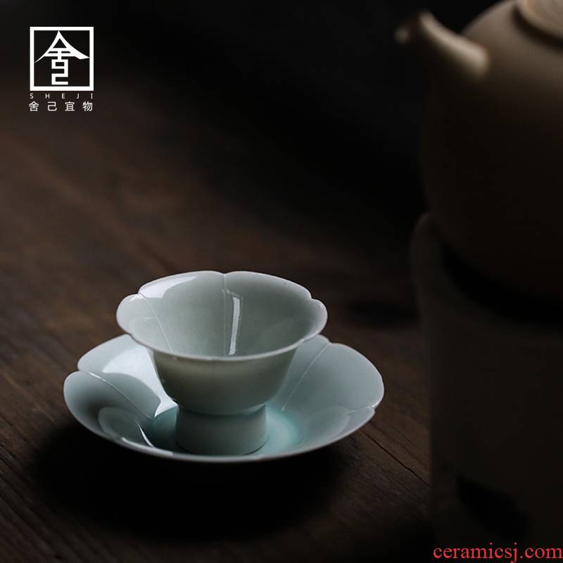 Household small teacups hand - made manual sample tea cup single Japanese tea cup cup tea cup ceramics