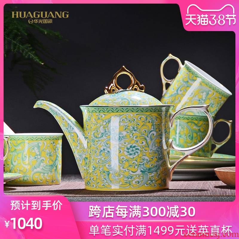 Uh guano ceramic dunhuang phoenix dance ipads China tea sets suit glair tea gift box