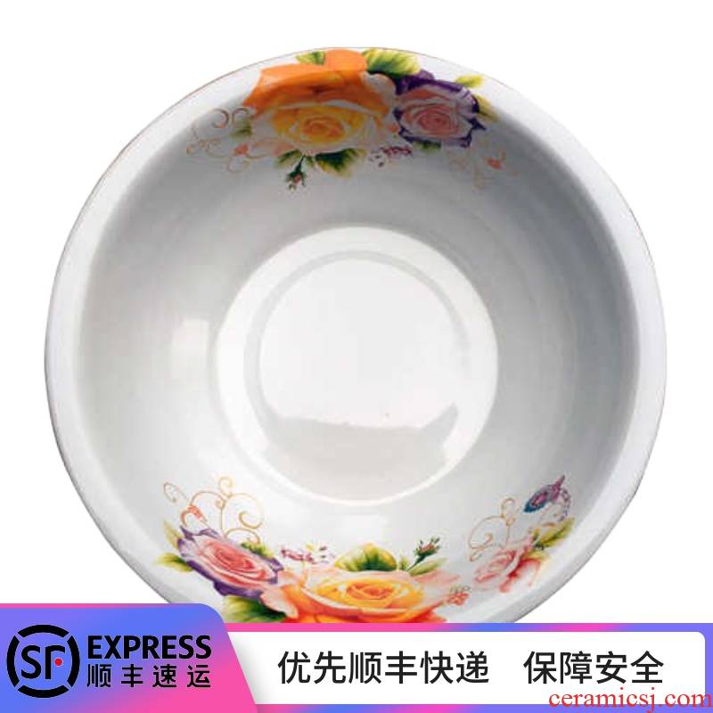 Enamel basin with freight insurance 】 【 household Enamel basin 30-36 cm Enamel porcelain wash dish wash my face