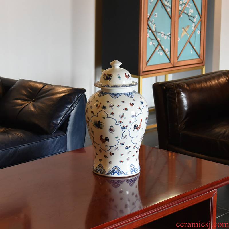 The View of song dynasty jingdezhen luck, the general characteristics of antique Chinese wind as cans ceramic vases, furnishing articles