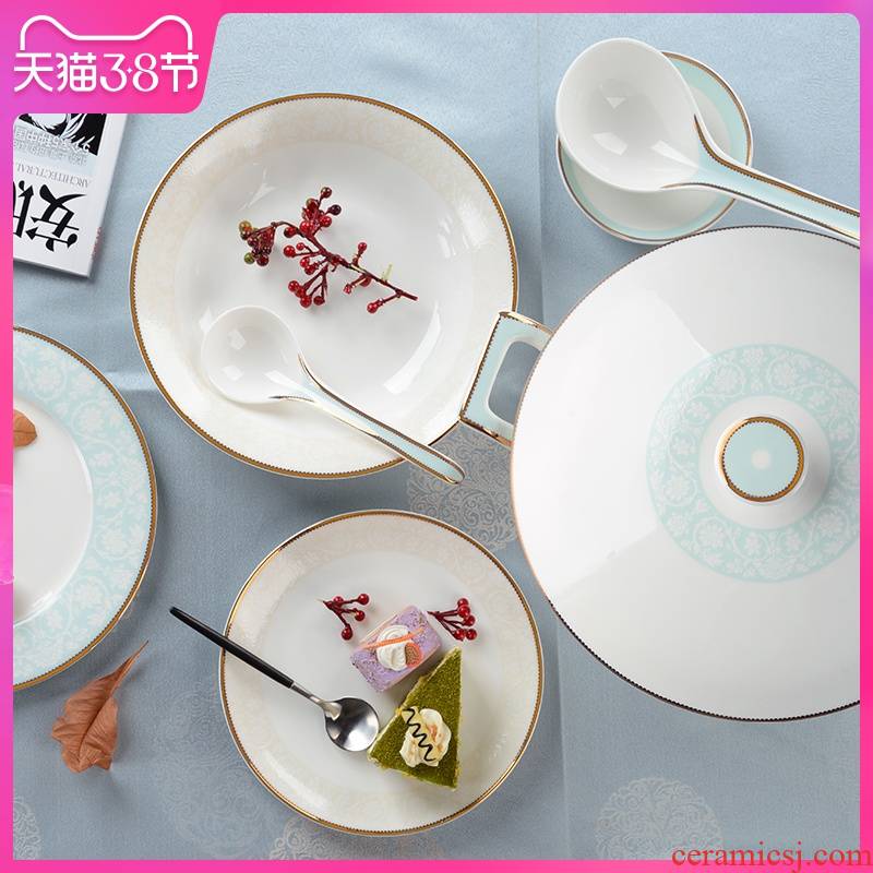 The Dao yuen court dishes dream combination of DIY jobs soup bowl tall bowl size bowl of steamed bowl dish dish plates of household