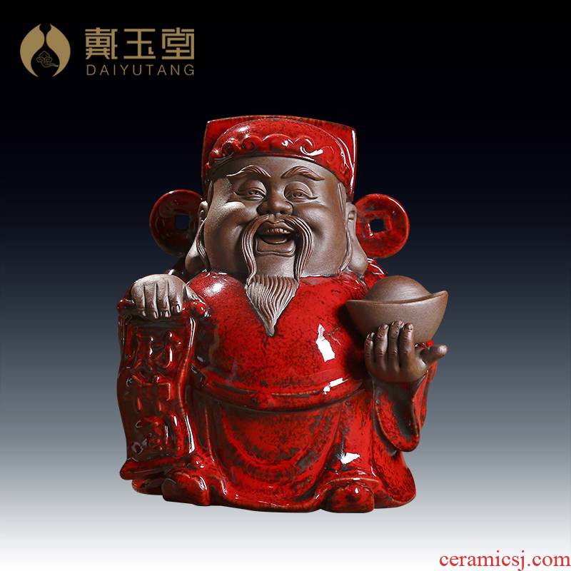 Yutang dai wealth Buddha ceramics handicraft furnishing articles, household to household store opening gifts