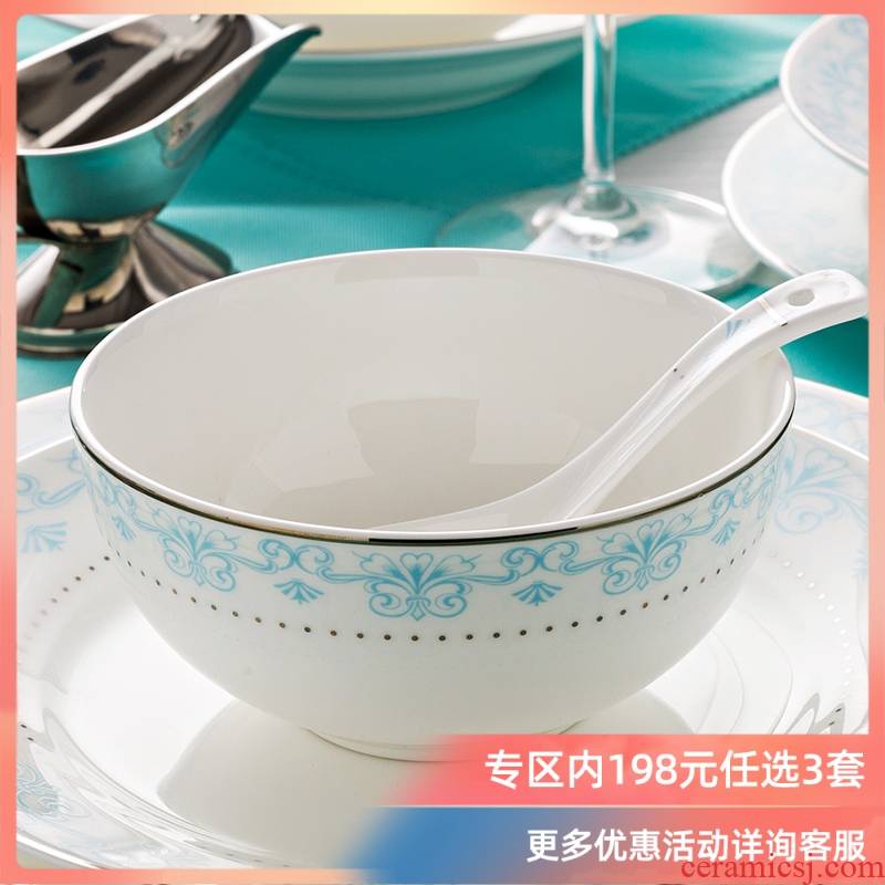Ronda about ipads China Europe type rice bowls snow 4.5 inch bowl of creative household tableware ceramic bowl contracted soup bowl